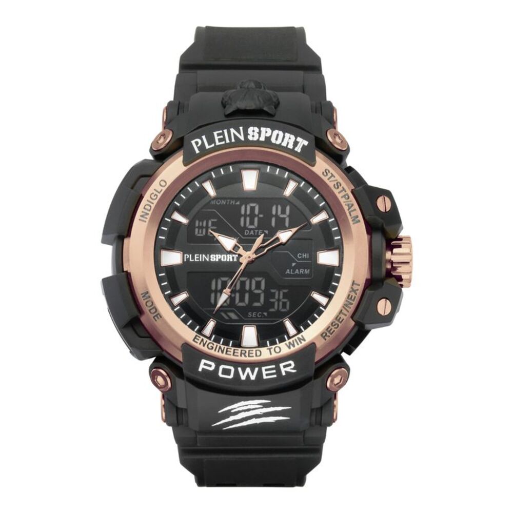 Plein Sport Combat Digital Watch Black Mens